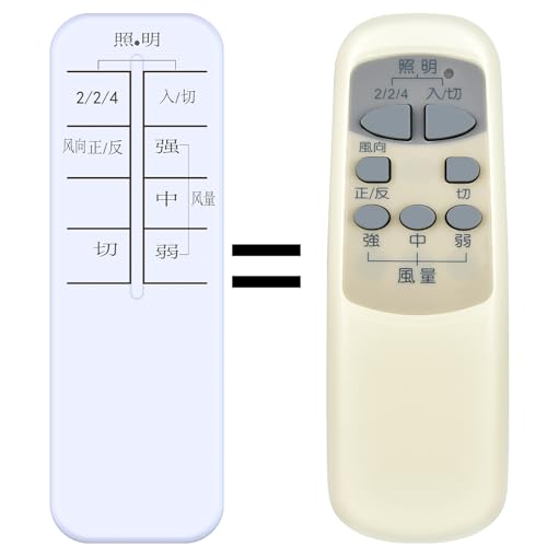 んちゅ様 ご確認用 Amazon | シーリングファンリモコン for VINEX (CH1) 互換 (TI-CF44WH